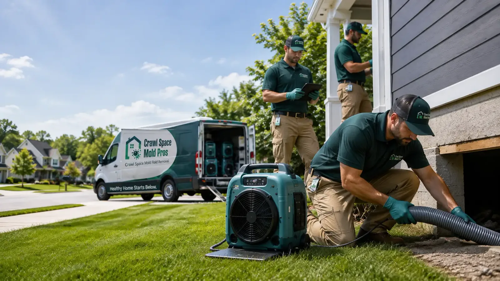 Crawl Space Mold Removal in Vernon, MI